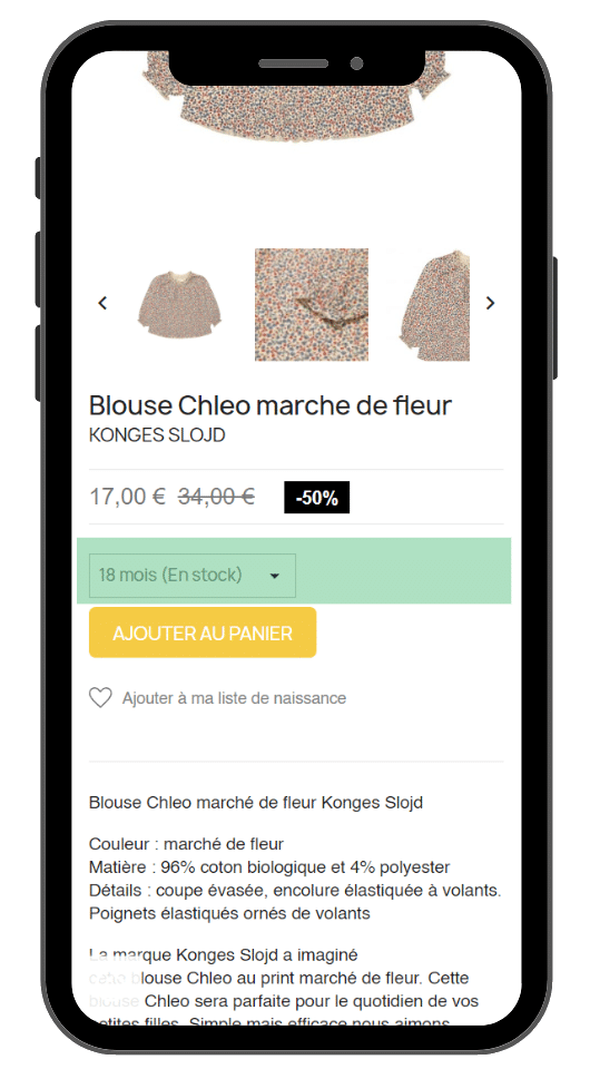 A/B Test Ecommerce optimisation conversion mobile