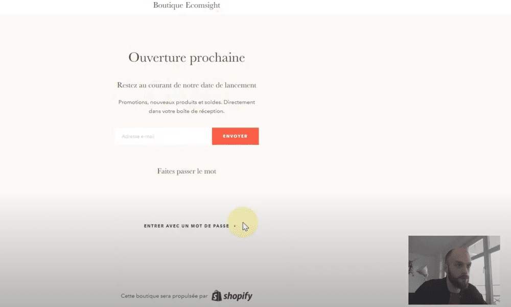 Shopify nom de domaine DNS
